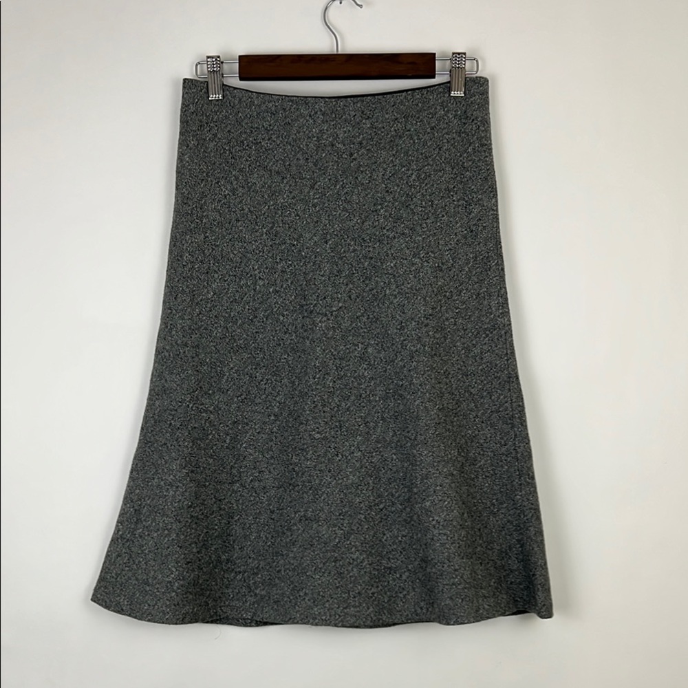 Loft midi skirt gray very soft! Sz XXS